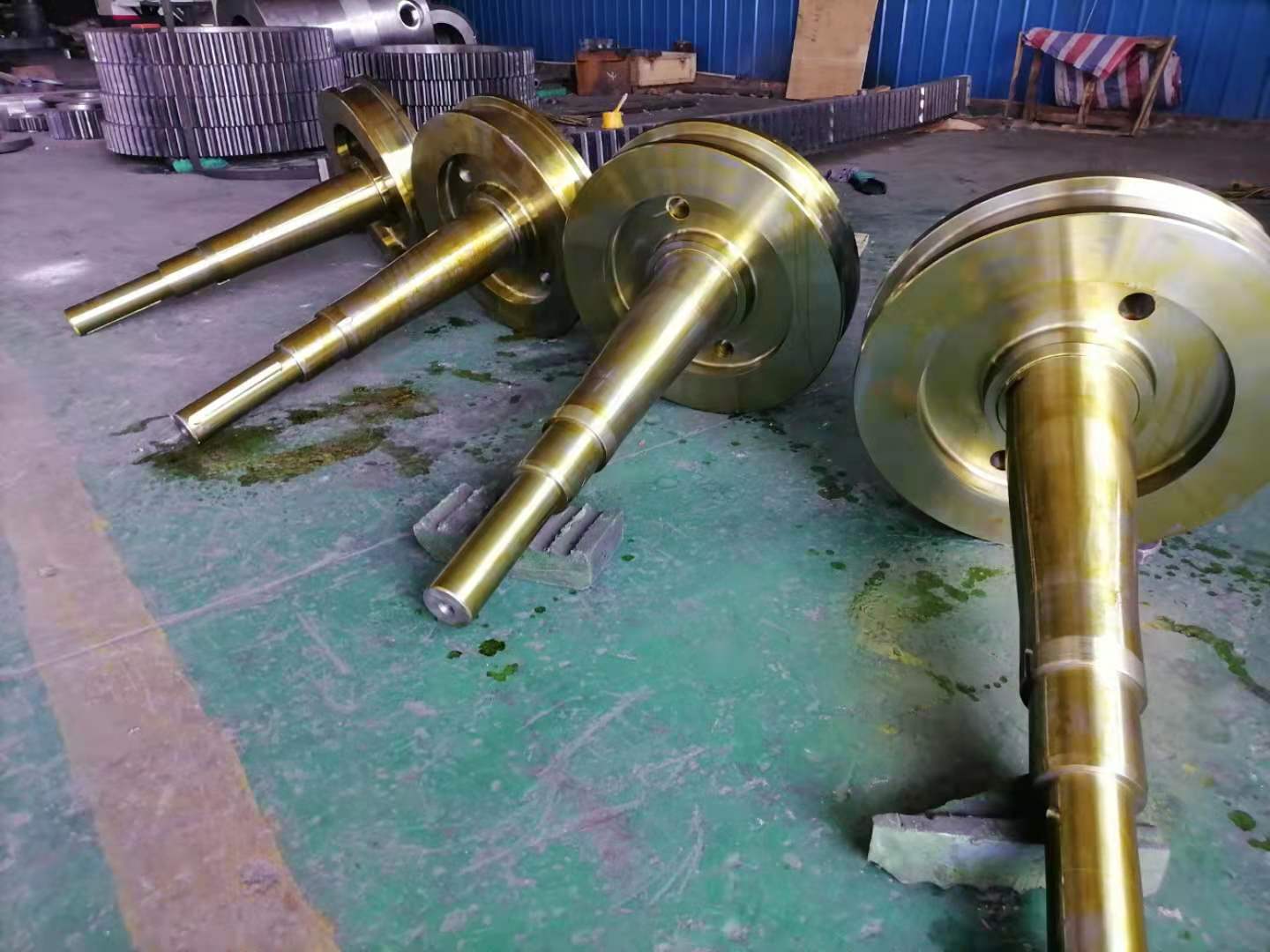 wheel and shaft coated anti rust oil (5)